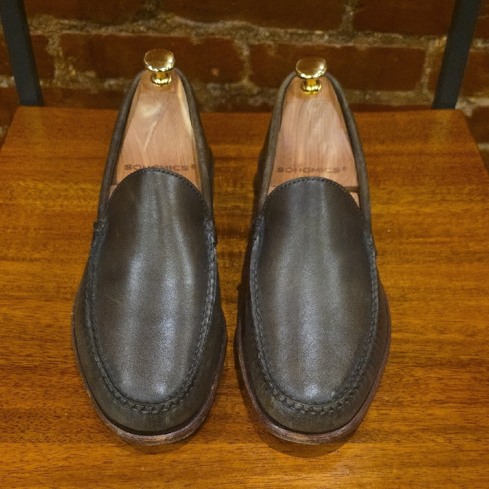 Rancourt Green Leather Loafers – Rare Color, Great Condition